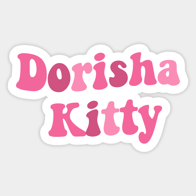 Dorisha Kitty Sticker by giadadee